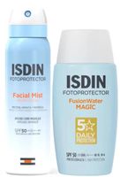 isdin fusion water magic spf50 50 ml  bruma facial spf50 100 ml