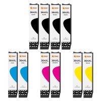 pccom essential cartucho tinta compatible hp 364xl negrocianmagentaamarillo pack 10