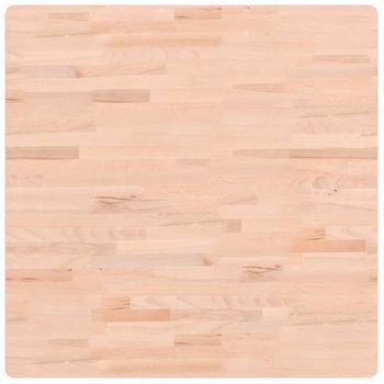 Tablero De Mesa Cuadrado De Madera Maciza De Haya 80x80x1,5 Cm Vidaxl