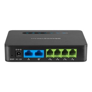 Grandstream HT814 4 FXS Router NAT Seguridad VoIP Gateway TLS/SRTP Fax T.38