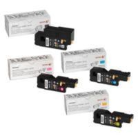 original multipack xerox workcentre 6015 printer toner cartridges 4 pack -106r01630