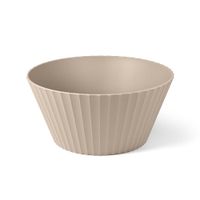 ensaladera de polipropileno taupe mate diam 25cm