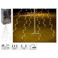 luz de asta de bandera de navidad con 400 leds 800 cm ambiance