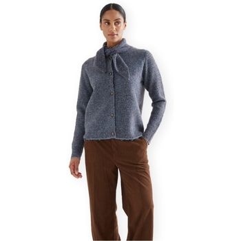 Compania Fantastica Chaqueta de punto COMPAÑIA FANTÁSTICA Cardigan 10262 - Brown/Blue para mujer