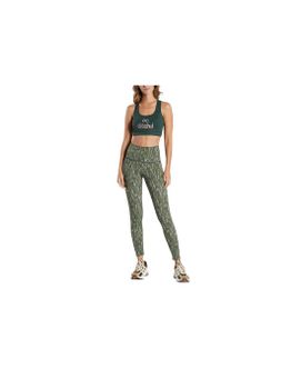 Mallas de Fitness Ditchil Vibrant Mujer Verde Flores