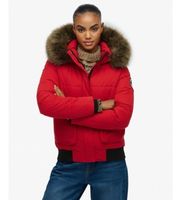 superdry para mujer w5012135a cazadora bomber everest ella rojo s poliester outdoor