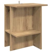mesa de centro 40x30x49 cm madera - marron