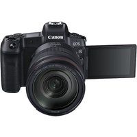 eos r mirrorless camera with rf 24-105 mm f4l is usm lens  mount adapter
