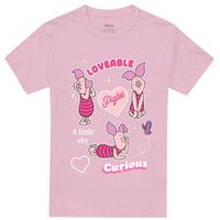 dessins animes camiseta cute and curious para mujer