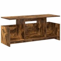 soporte de tv  mueble de salon  gabinete de tv roble ahumado 102 x 35 x 45 cm