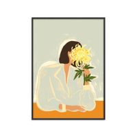 poster the crysanthemum marco negro - 50x70 cm