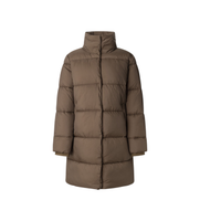 pepe jeans para mujer pl4024358 abrigo tatum marron xs casual nylon