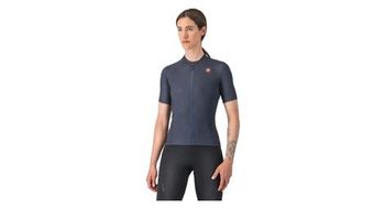 Maillot de manga corta para mujer castelli libera 2 azul
