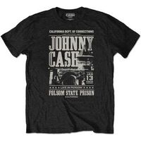johnny cash camiseta prison para mujer