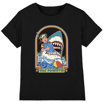 Steven Rhodes Camiseta Stay Positive para niña