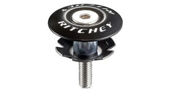 Tapa de compresion y tuerca de estrella ritchey comp 1 1 8   acero negro