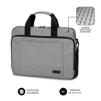maletin portatil 133 - 14 subblim grey