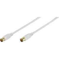 cable de antena coaxial vivanco 15 m conectores macho y hembra
