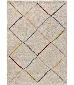 Kasbah 8600 - Alfombra de pelo estilo bereber Shaggy