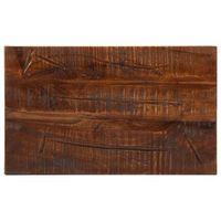 tablero mesa rectangular madera maciza reciclada 50x40x38 cm vidaxl