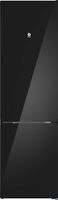 balayfrigorifico combinado 203 x 60 cm cristal negro total no frost 3kfd855ni