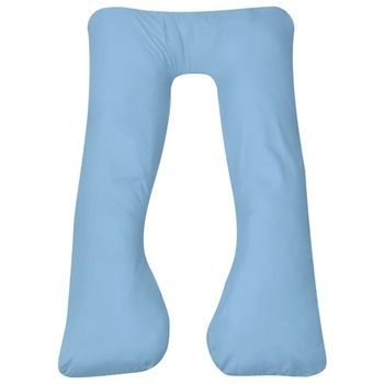 Almohada De Embarazo Azul Claro 90x145 Cm Vidaxl