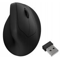 raton keychron m5-a29 inalambrico vertical 12000 dpi negro 8 botones