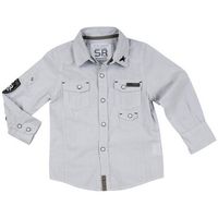 srk camisa manga corta chemise garcon epil para nino