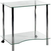 teknik crystal workstation 83428-06 work centre - clear glass