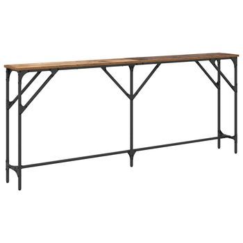 Mesa Consola | Mesa De Entrada Madera Vieja 180 X 23 X 75 Cm