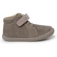 pisamonas botines botas barefoot serraje tira piel y cordones para nina