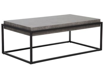 Mesa de centro  gris efecto hormigón