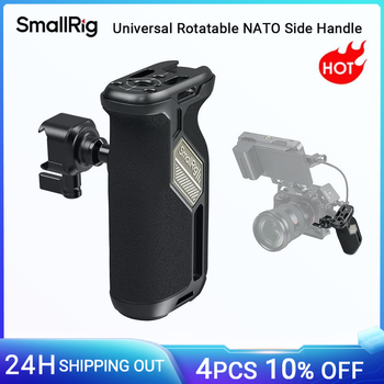 SmallRig-MANGO lateral giratorio Universal NATO, empuñadura de rotación bidireccional de 360 ° para jaula de cámara DSLR para placa-4359