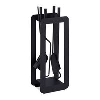 chimenea de 5 piezas en negro