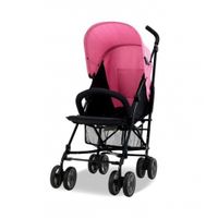 silla de paseo asalvotrotter plus rosa-negro