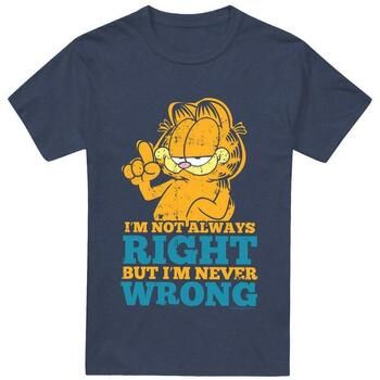 Garfield Tops y Camisetas Never Wrong para mujer