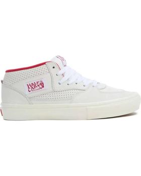 de VANS OFF THE WALL ZAPATILLAS SKATE VANS HALF CAB VINTAGE SPORT BLANCAS ROJAS