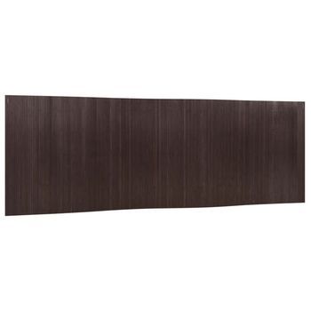 Biombo Divisor De Bambú Marrón Oscuro Ancho 600 Cm Alto 165 Cm Vidaxl