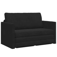 sofa cama negro 124 x 71 x 78 cm terciopelo vidaxl