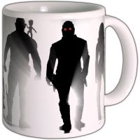 taza guardianes de la galaxia here we go marvel ceramica 300 mls