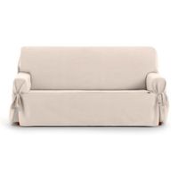 funda sofa universal levantecolor - blanco roto plazas - 2 plazas