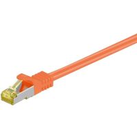 cable de red goobay 91606 2 m cat7 sftp naranja