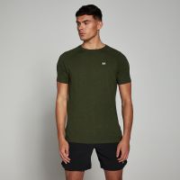 camiseta de manga corta performance para hombre de mp - verde militar jaspeado - xl