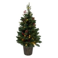 arbol de navidad artificial luminoso kappi h90cm