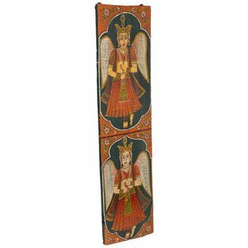 Panel Decorativo De Madera Multicolor, 56x3x174h Cm