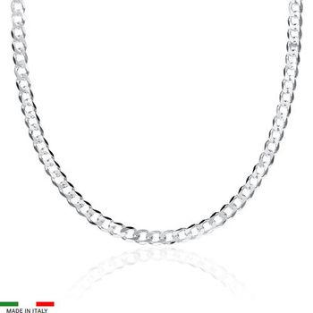 Cadena barbada de plata 925 4,5mm