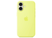 apple funda de silicona con magsafe para iphone 17 compatible correa crossbody amarillo neon