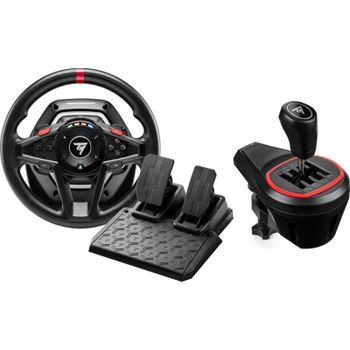 Volante Thrustmaster T128 PS5/PS4/PC con palanca TH8S y pedales magnéticos