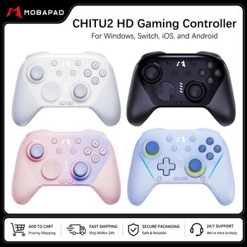 Controlador Mecánico MOBAPAD CHITU 2 HD - Versión Brillante para Nintendo Switch 1/2, PC, Android, iOS con Palancas TMR