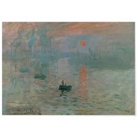 panorama cuadro de aluminio claude monet 100x70 cm